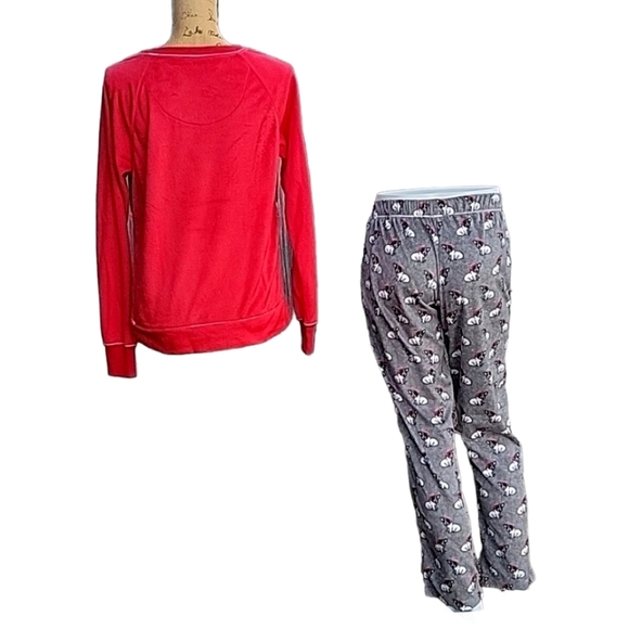 NEW Bulldogs wearing Santa Hats Loungewear - Pajamas from Kohl's - Picture 10 of 17